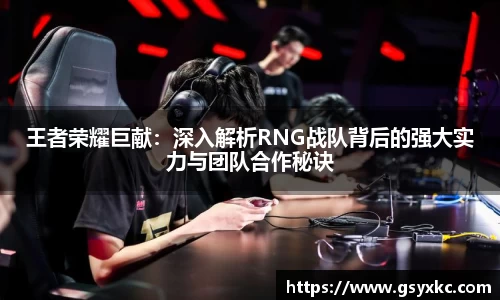 王者荣耀巨献：深入解析RNG战队背后的强大实力与团队合作秘诀