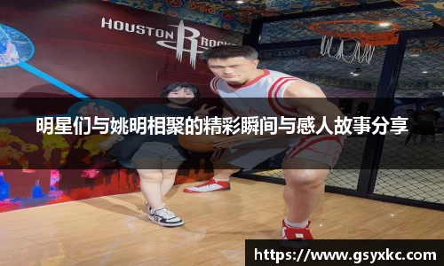 明星们与姚明相聚的精彩瞬间与感人故事分享