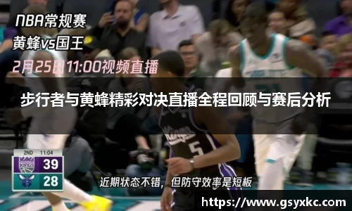 步行者与黄蜂精彩对决直播全程回顾与赛后分析