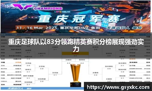 重庆足球队以83分领跑精英赛积分榜展现强劲实力